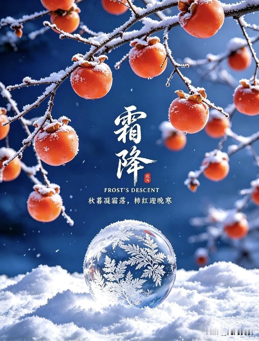 不是迷信！今日“霜降”，白天7禁忌，晚上5注意，记得告诉家人
 
霜降作为秋季最