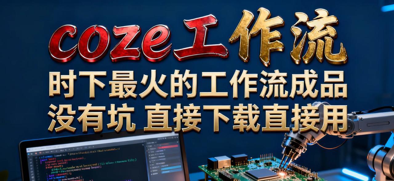 这可太恶心了
自媒体现在80%都是AI了。
看看这个COZE工作流，
一键生成视