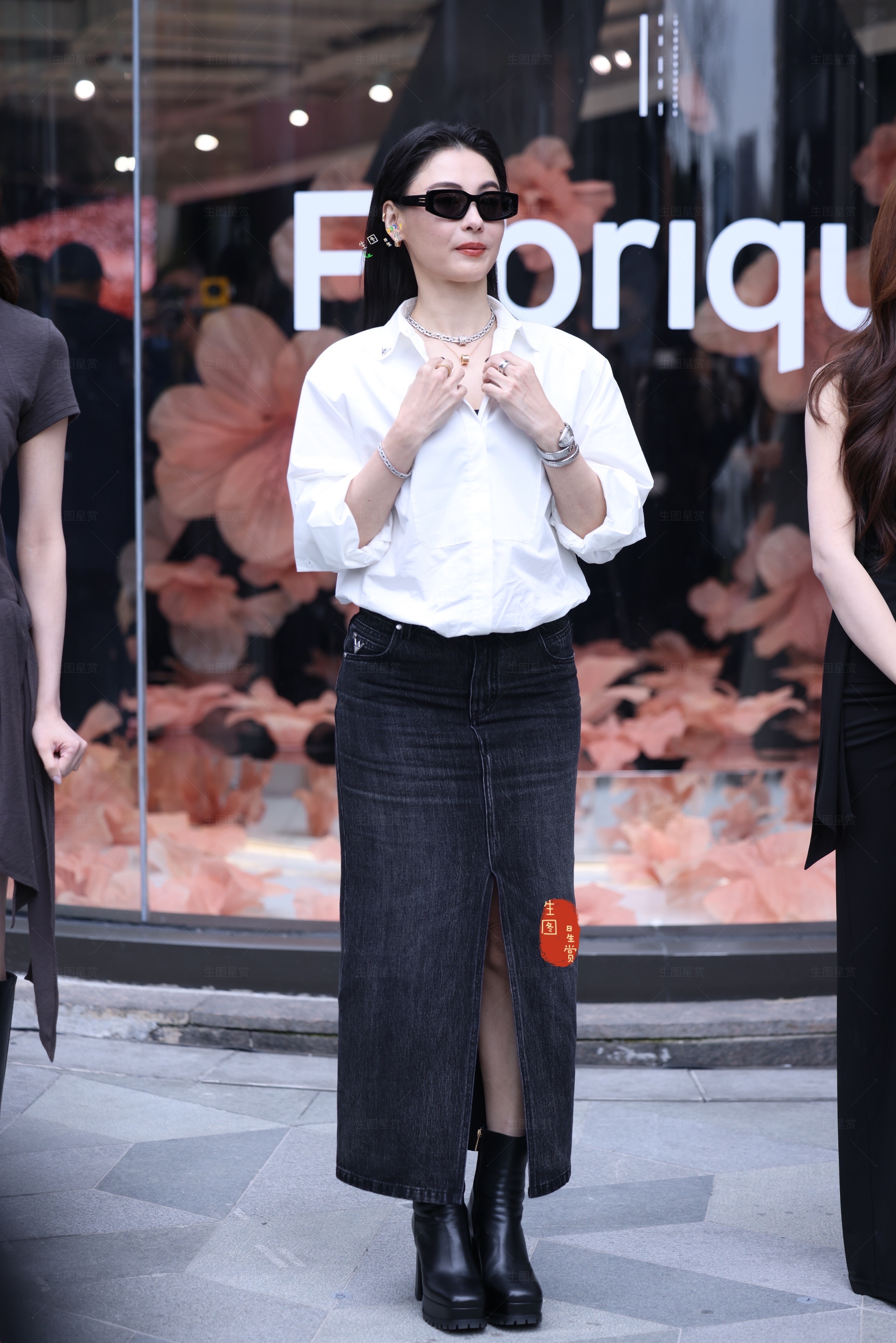 张柏芝上海品牌活动出图黑超女王上线🕶️ 