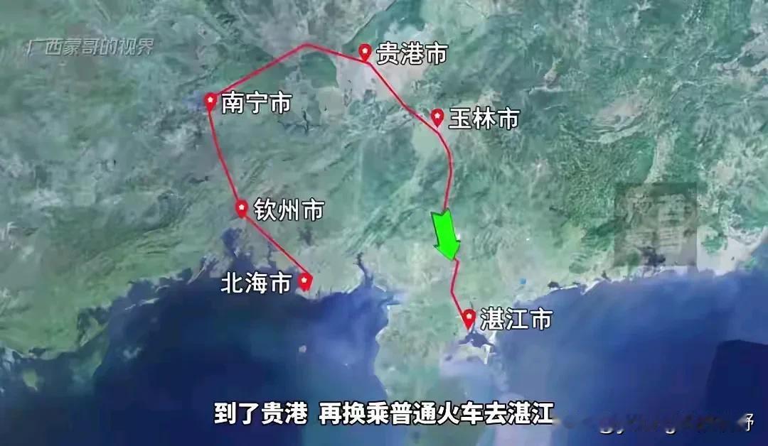 湛江与北海，分别是广东和广西的沿海重要城市，两市之间的距离也并不遥远，好像就20
