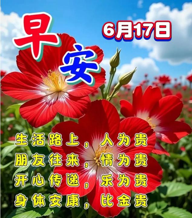 🌊晚霞落幕，晨曦初绽；好梦苏醒，希望重生；牵挂绵长，问候准时。愿您这新的一天，