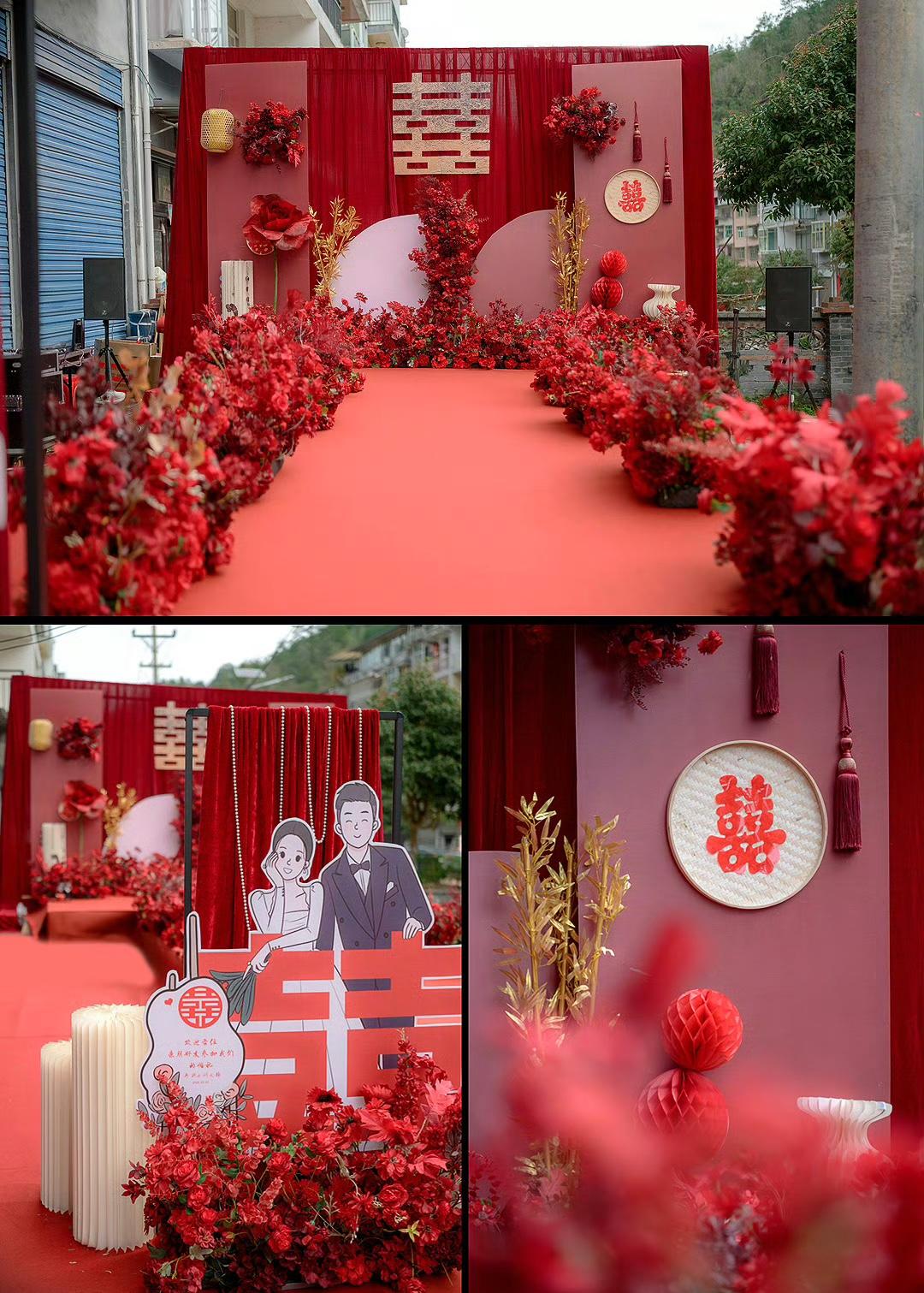 传统习俗与现代婚礼的实际操作：
 
1. 女方不可先到男方家，传统习俗需遵循。