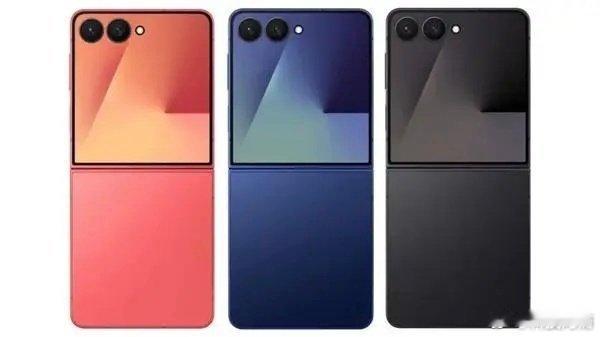 三星 Galaxy Z系列颜色曝光：三星Galaxy Z Flip7共有三款配色