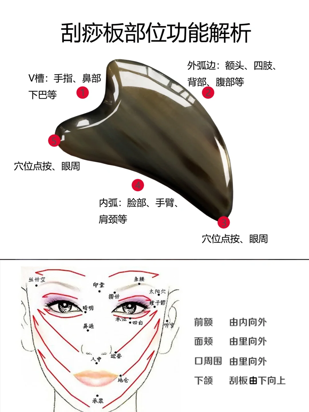 正确刮痧4步骤，10年不垮脸，28天逆袭少女颜