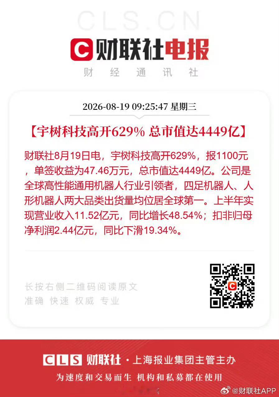 宇树科技中一签赚47万要是中了频准激光，又中签了宇树科技，岂不是两天赚100万？