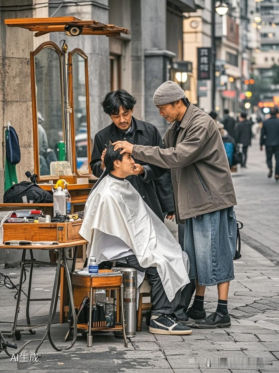 男人的头沒有女人的头值钱
同样是理发，男士理发5元，而女生理发80元，真是天壤之