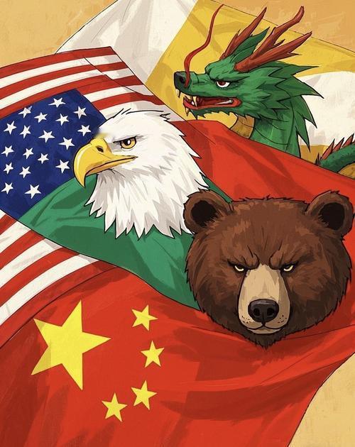 美国和俄罗斯都在忙着整理后花园，那么中国应该瞄准谁呢？

俄罗斯为了不让把北约东