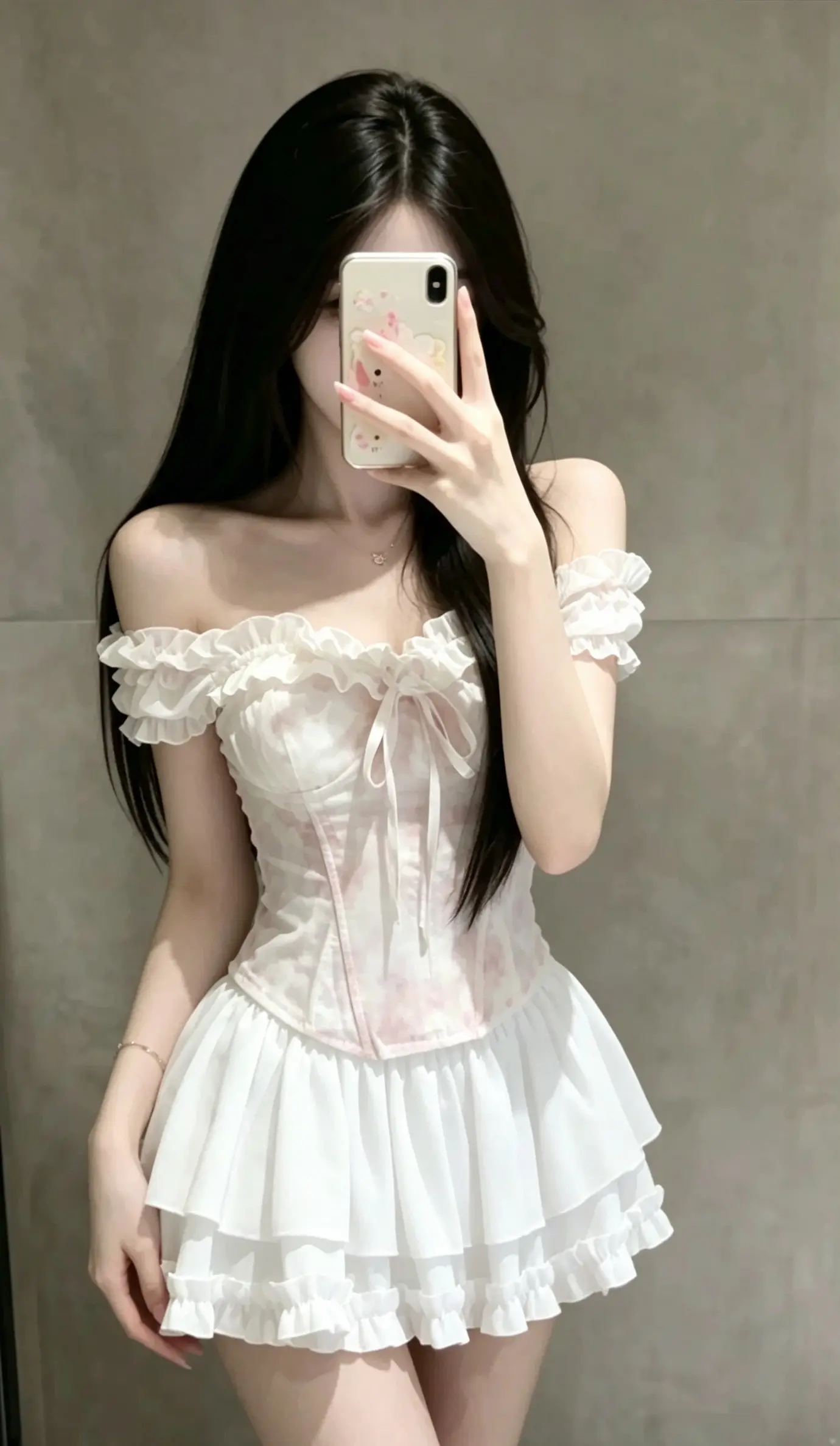 少女感穿搭 温柔纯欲风穿搭分享 今日份白月光裙杀 温柔白色连衣裙 少女心爆棚