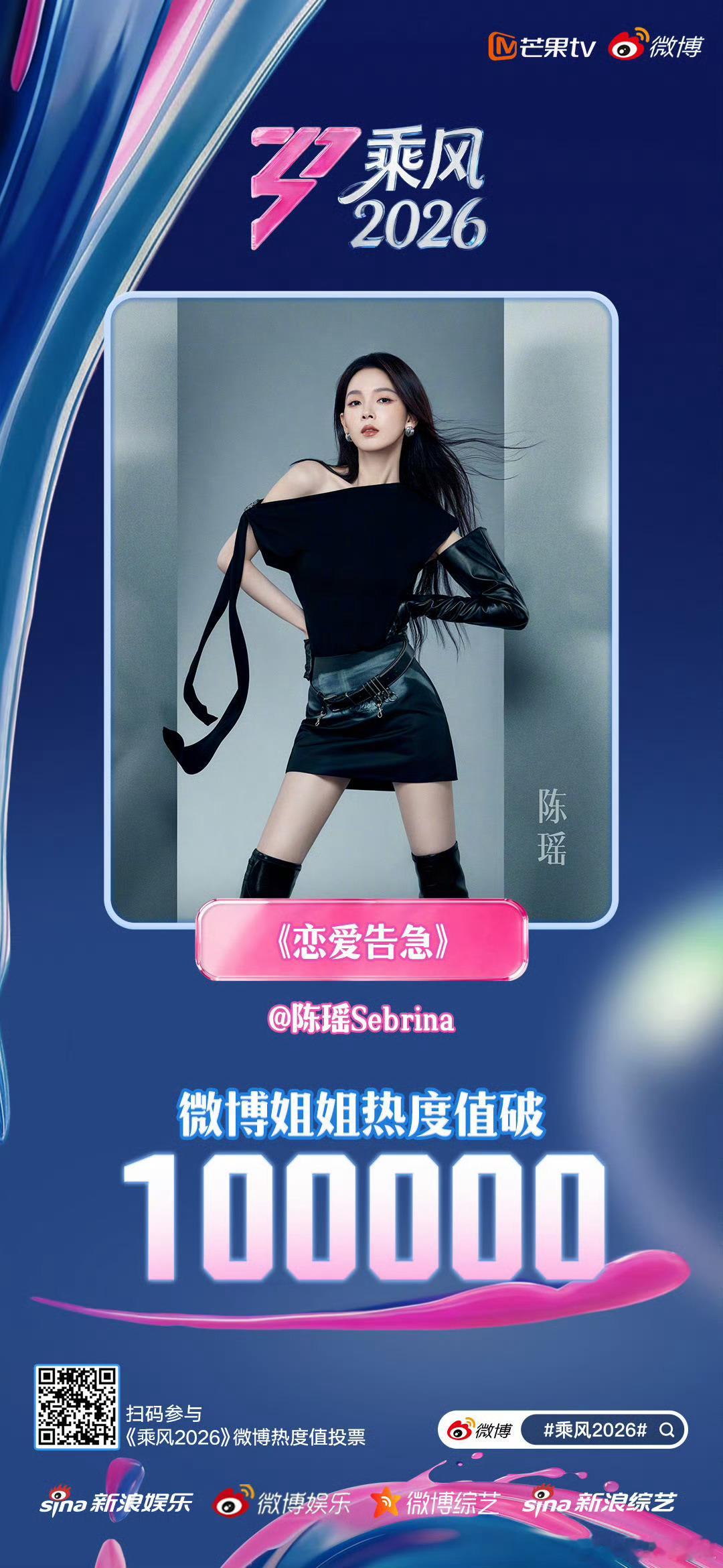 曾沛慈陈瑶徐梦洁乘风热度值前三，三位姐姐都很优秀～ 