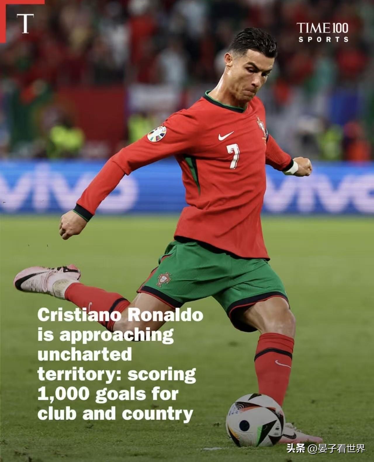 第六次參加世界盃🏆
TIME has named @cristiano, th
