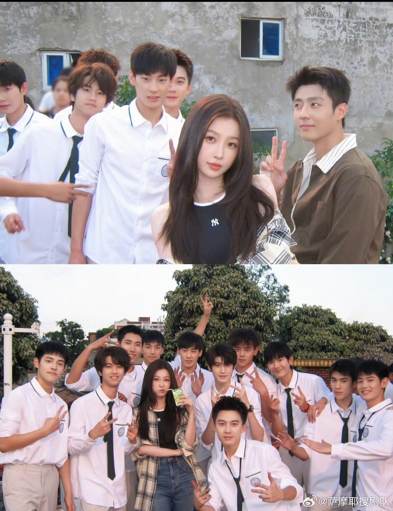 虞书欣新剧叫高中男学生宝宝。哎哟喂我真服了，虞书欣在剧里不是在编老师啊，她是体育