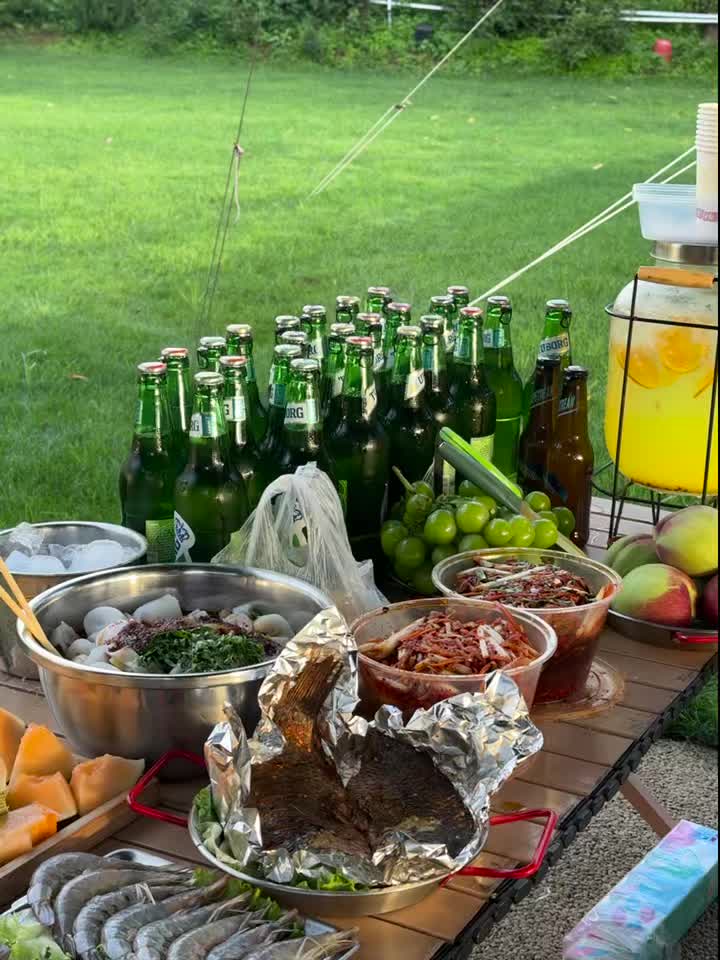 户外烧烤野炊 露营⛺