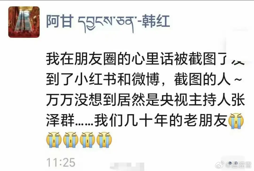 网传韩红icon发朋友圈为不妥言论道歉并称会退出公益事业似乎是真的，看图2 ，这