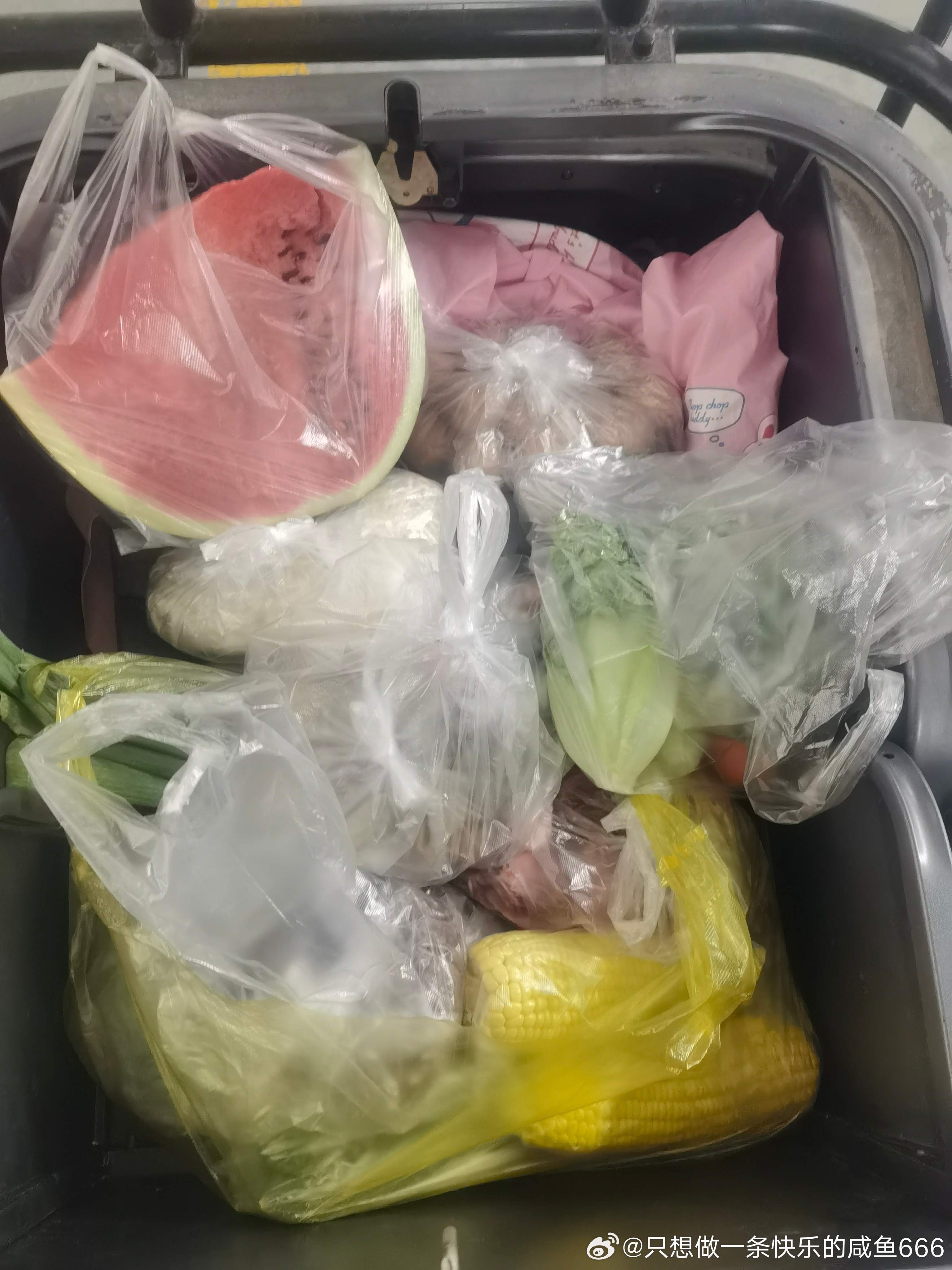 牛肉牛排、肉蛋奶、青菜买了一堆。下午俩闺女去上课，我在家做，晚上吃。中午时间紧张