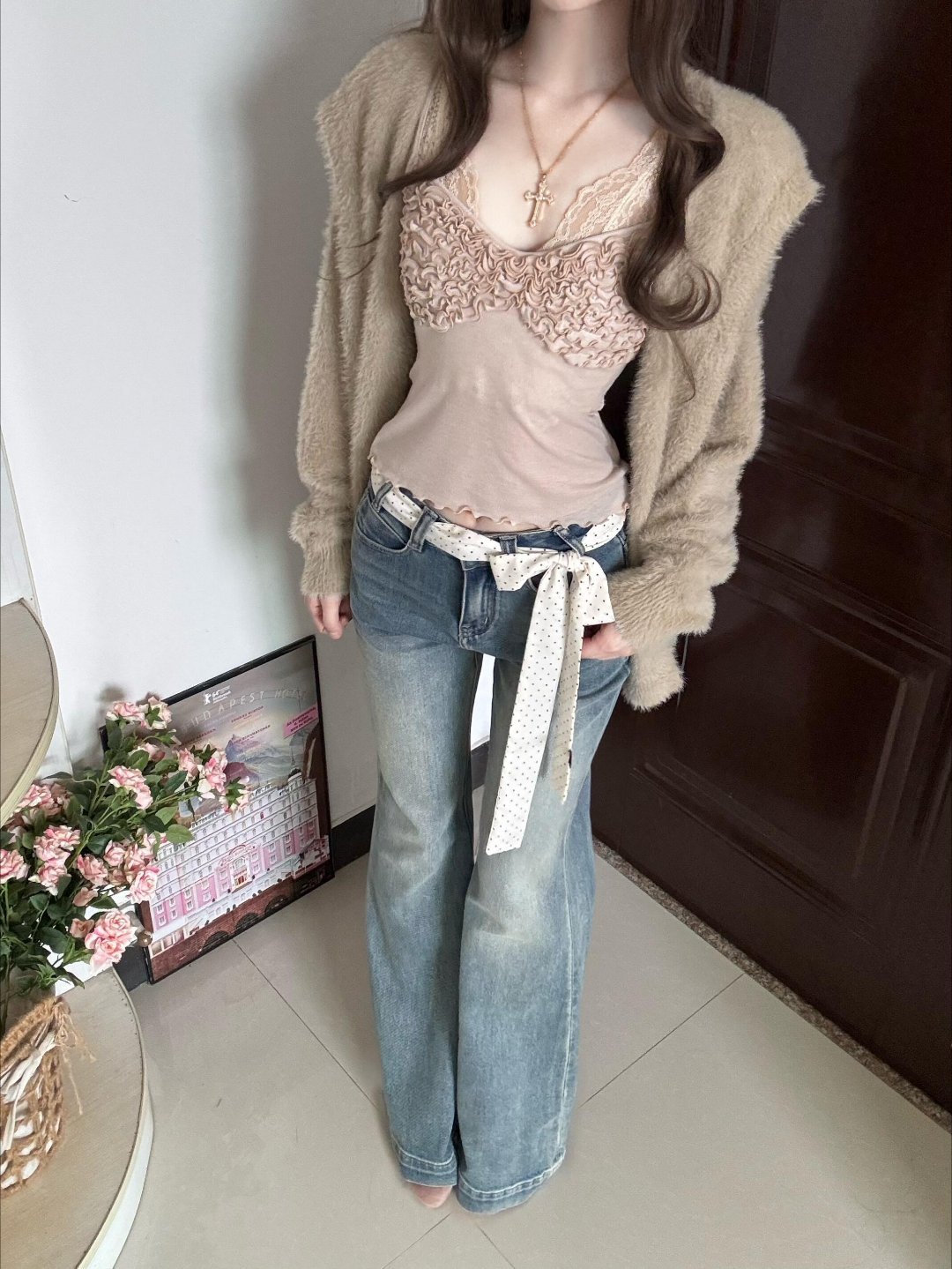 好喜欢这个简单慵懒的搭配 