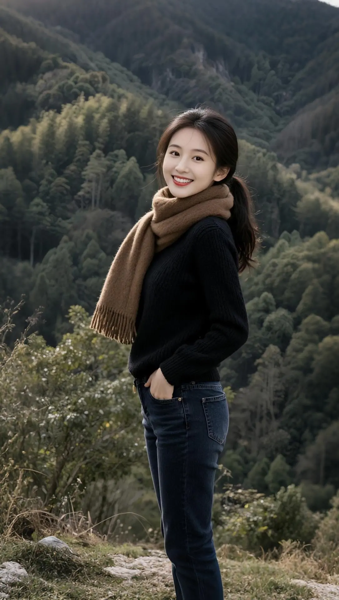 AI山林微笑写真 随变ai随便玩