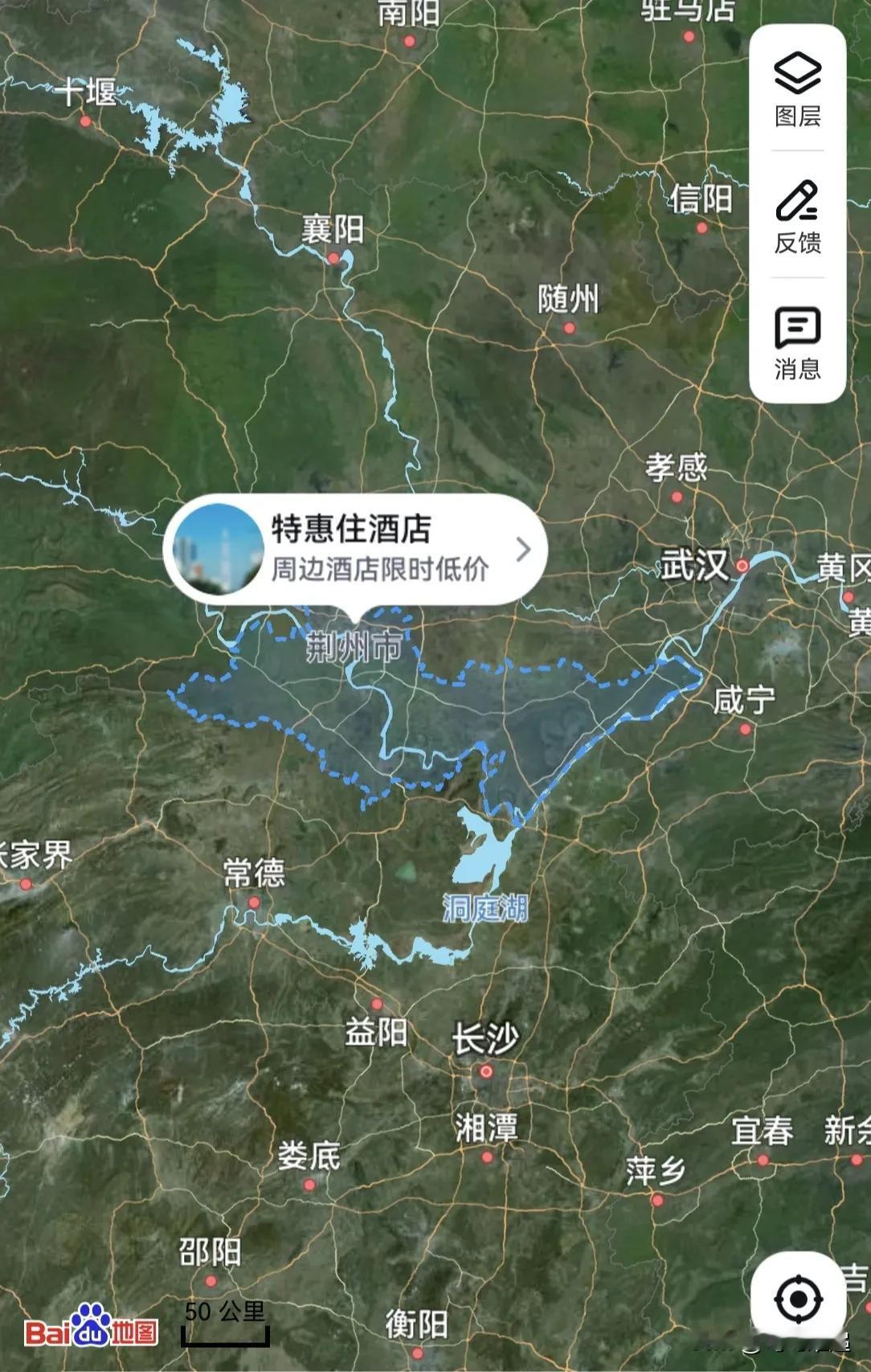 湖北，荆州2→1？
荆州地位的是逐步下降的，可谓线性滑落。
改革开放初期，“大荆