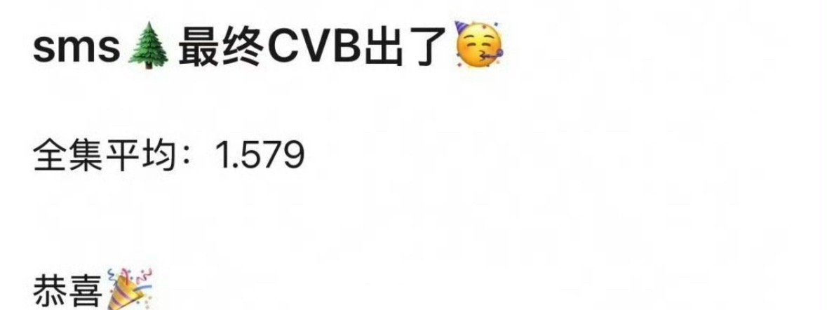 杨紫生命树最终CVB出来了：全集平均1.579❗ 