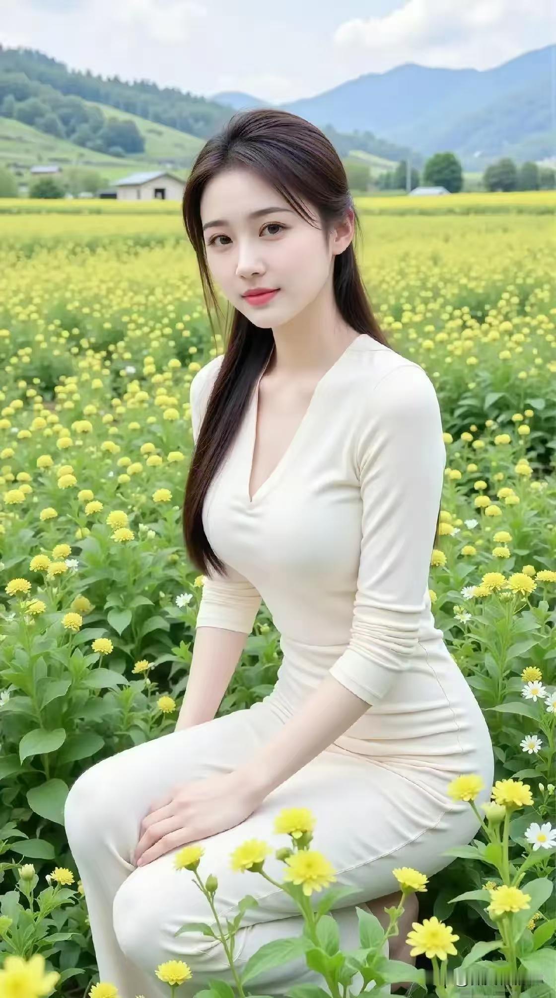 捣练子
春渐去，夏初长。
遍野黄花漫野香。
闲坐临风凝目望，
清芬一缕染衣裳。