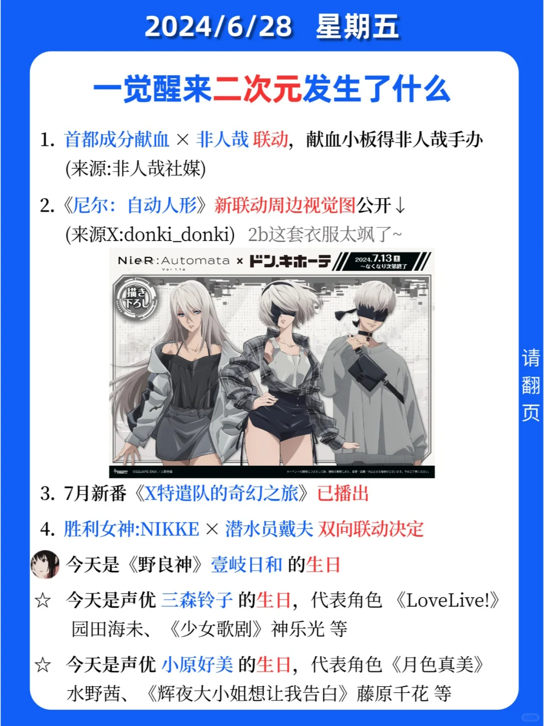二次元发生了什么？首都成分献血×非人哉