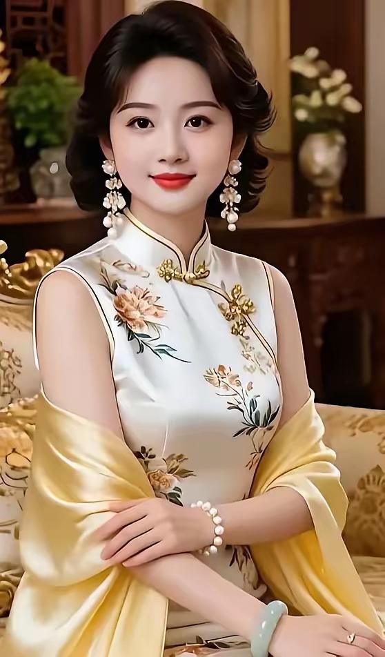 水仙子·旗袍佳姿
旗袍一展韵悠长，
曲线适度映晓光。
微胖娇娥柔姿漾，
温柔意韵