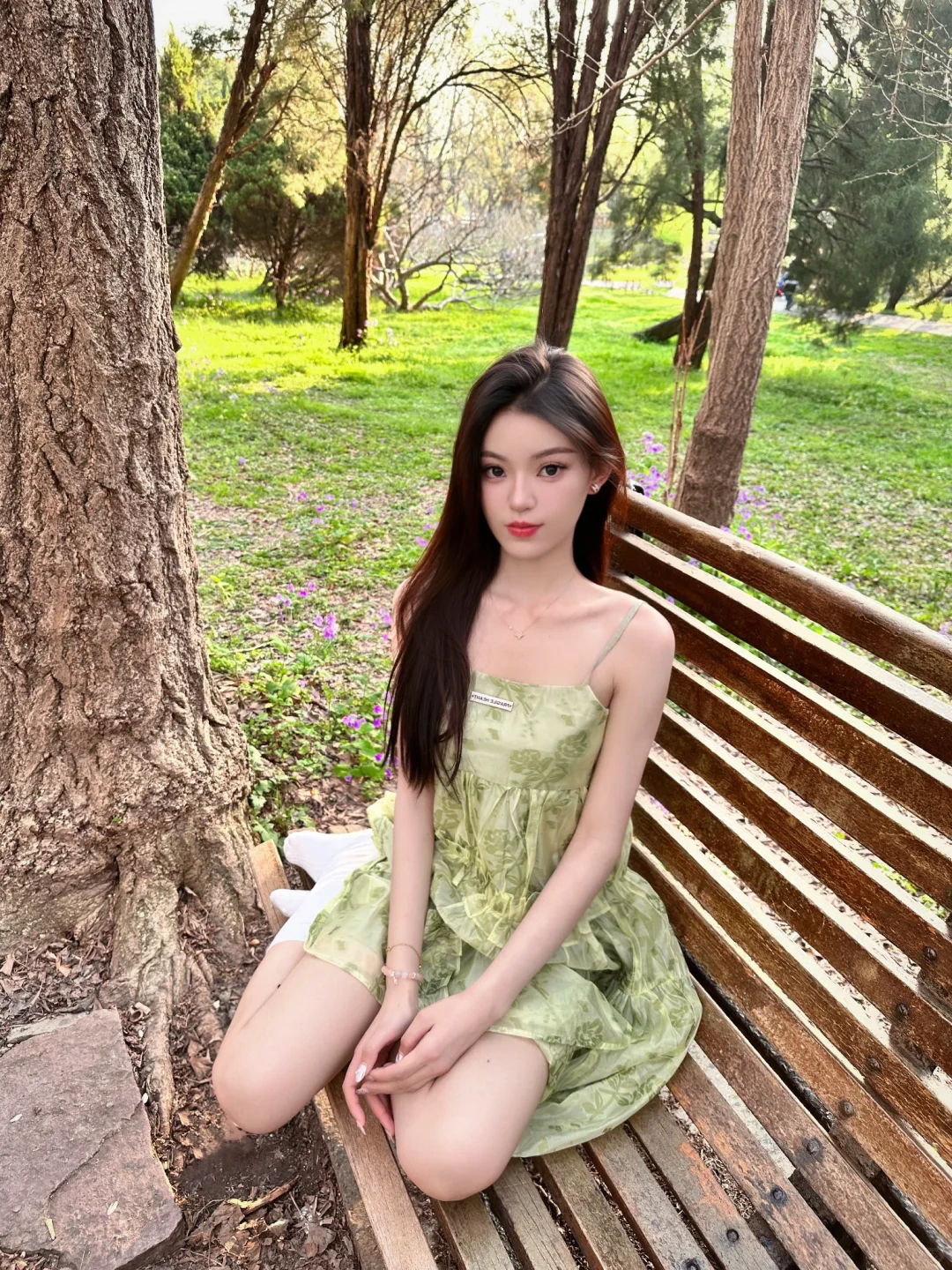 在公园随地大小坐🌱