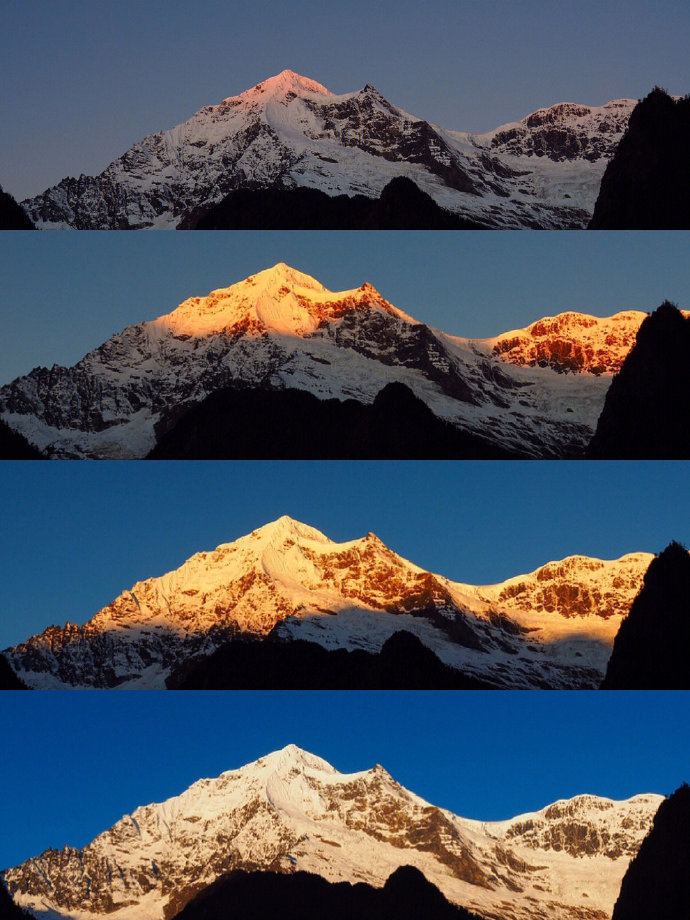 据说 看到日照金山的人会幸运一整年⛰️ ​​​