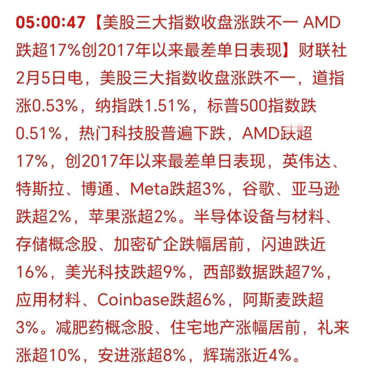 美国三大股指收盘涨跌不一！最揪心的是黄金大幅度回落，昨天冲进金银铜的股民，心又要
