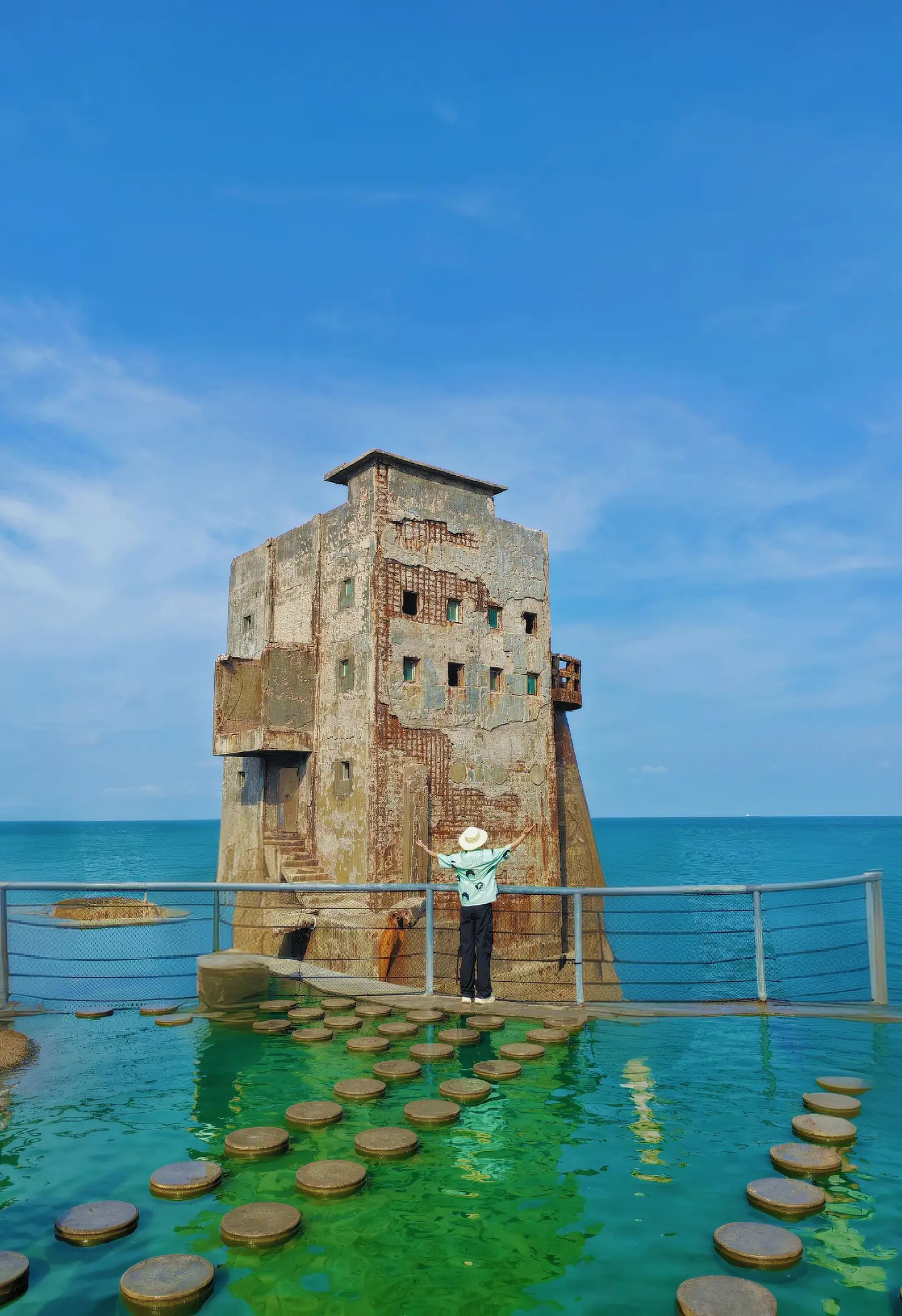 为了这几张照片来了一趟深圳汕尾。📍：海上古堡