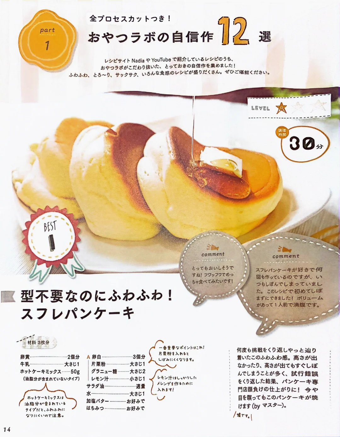 日本烘焙分享｜舒芙蕾松饼