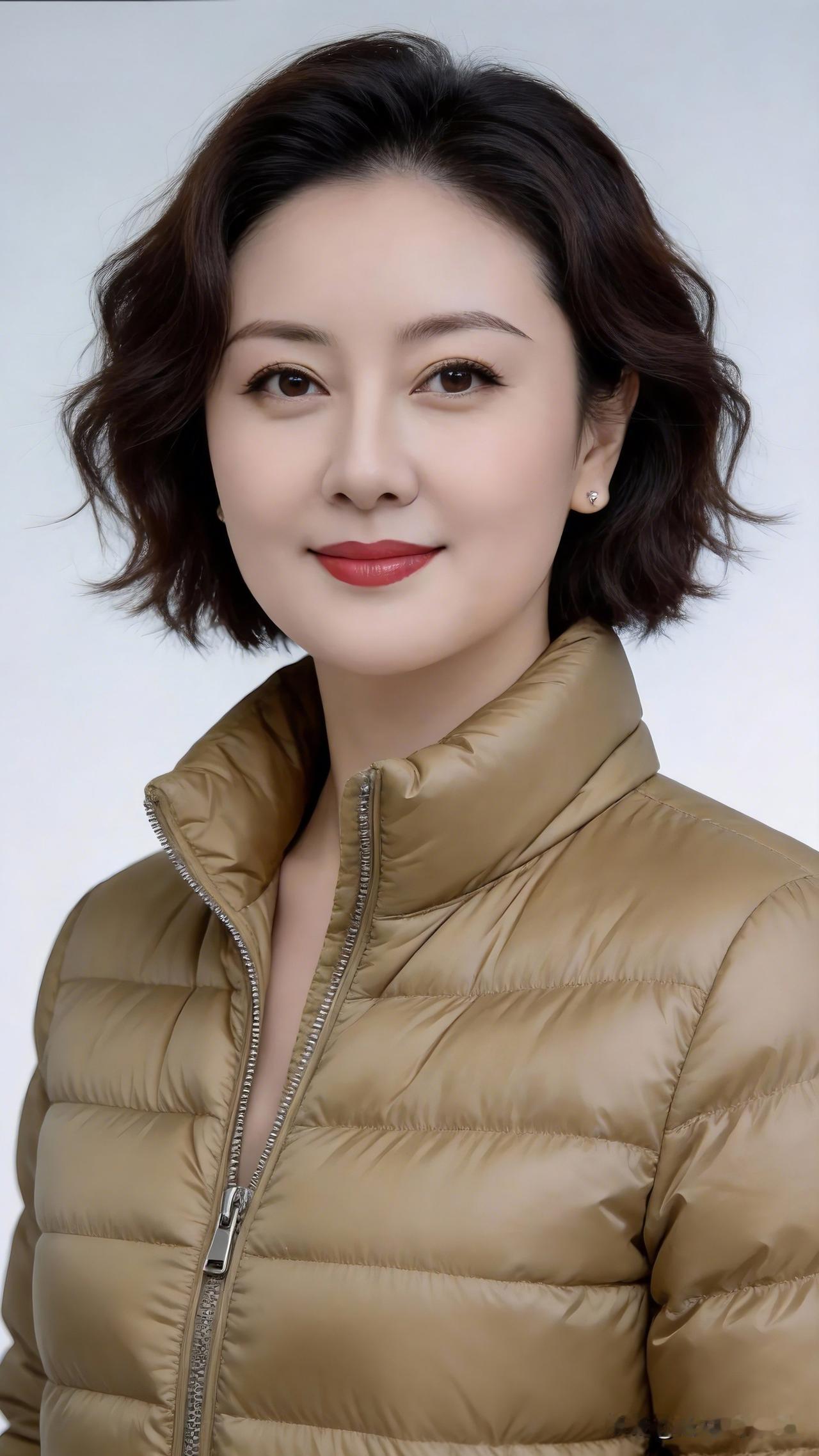 气质女神穿搭指南：金丝绒羽绒服搭配优雅妆容。知性美女穿搭分享