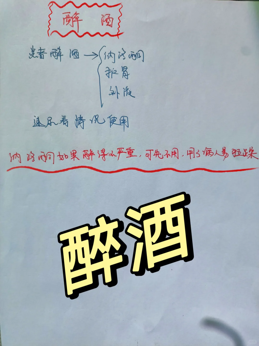 学习笔记分享之醉酒！！