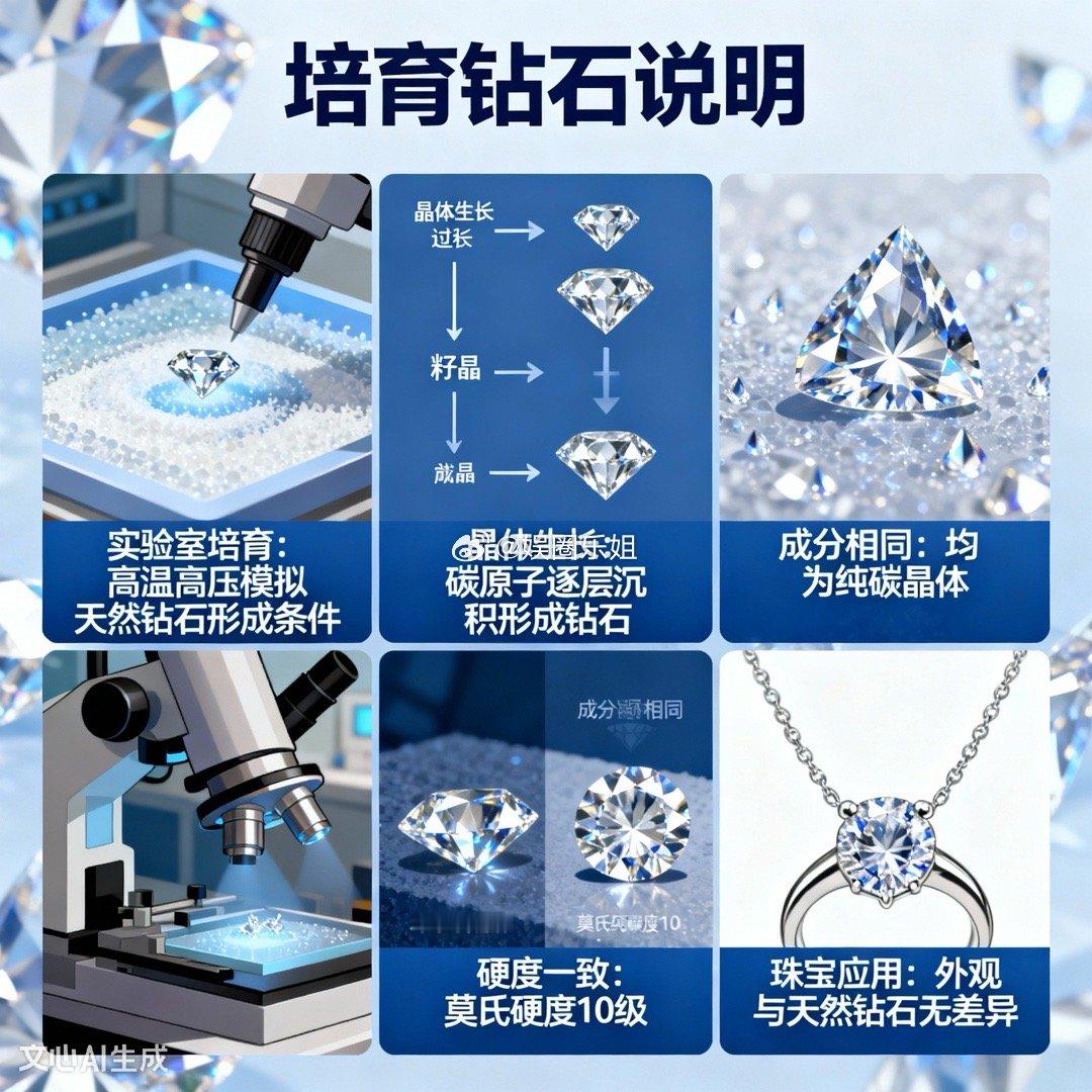 周扬青说3克拉以下建议买培育钻最近周扬青在综艺里关于钻石的发言，简直就是“灵魂拷