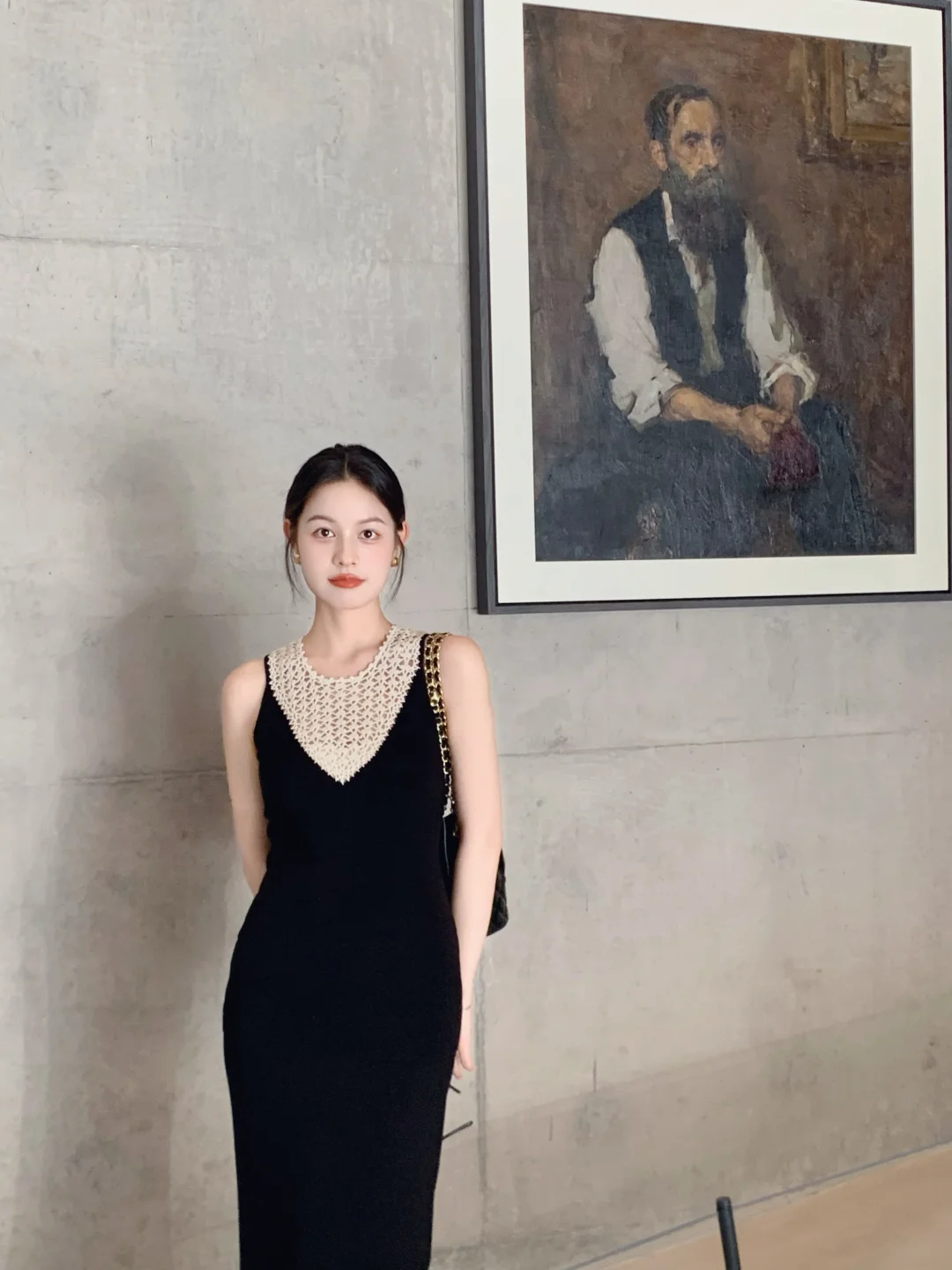 all black看展🖤