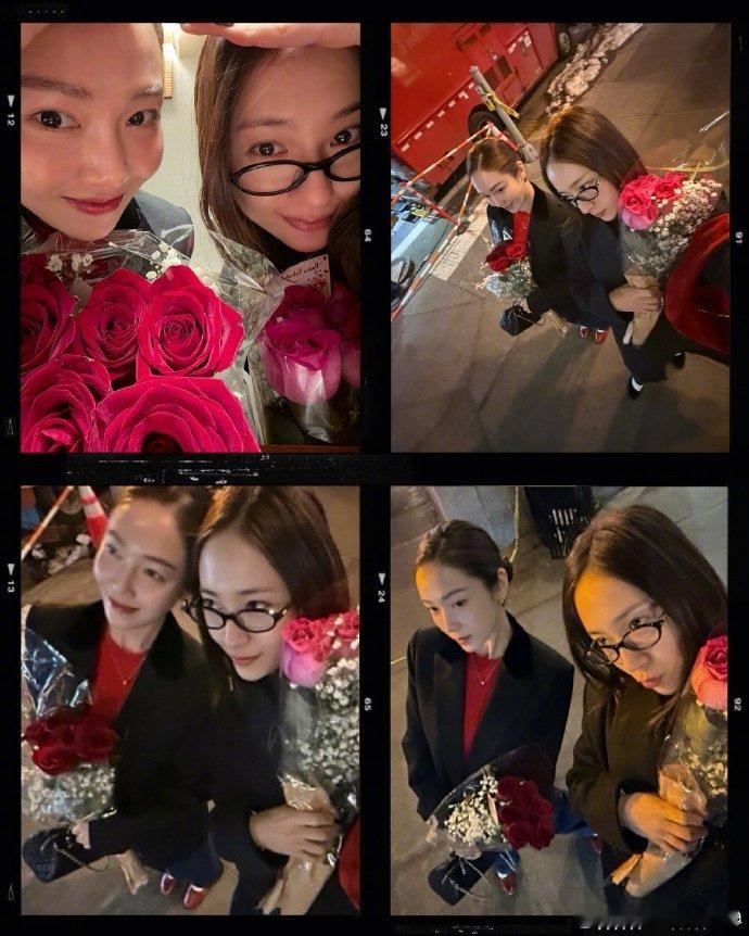 郑氏姐妹一起过情人节郑秀妍郑秀晶情人节合照 郑秀妍郑秀晶姐妹一起过情人节，晒出甜