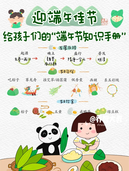 端午佳节，给孩子准备的端午节知识手册
