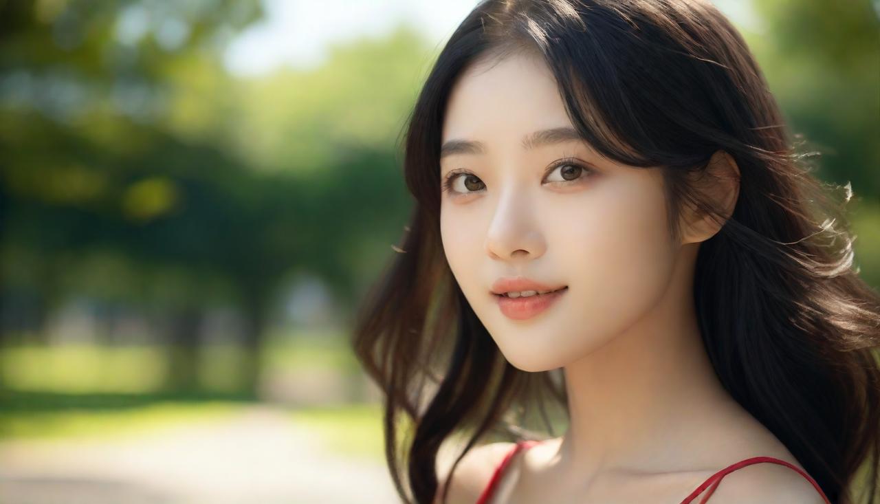 午后，阳光透过稀疏的云层，洒在铺满落叶的小径上，金黄与深绿交织成一幅温暖的画布。