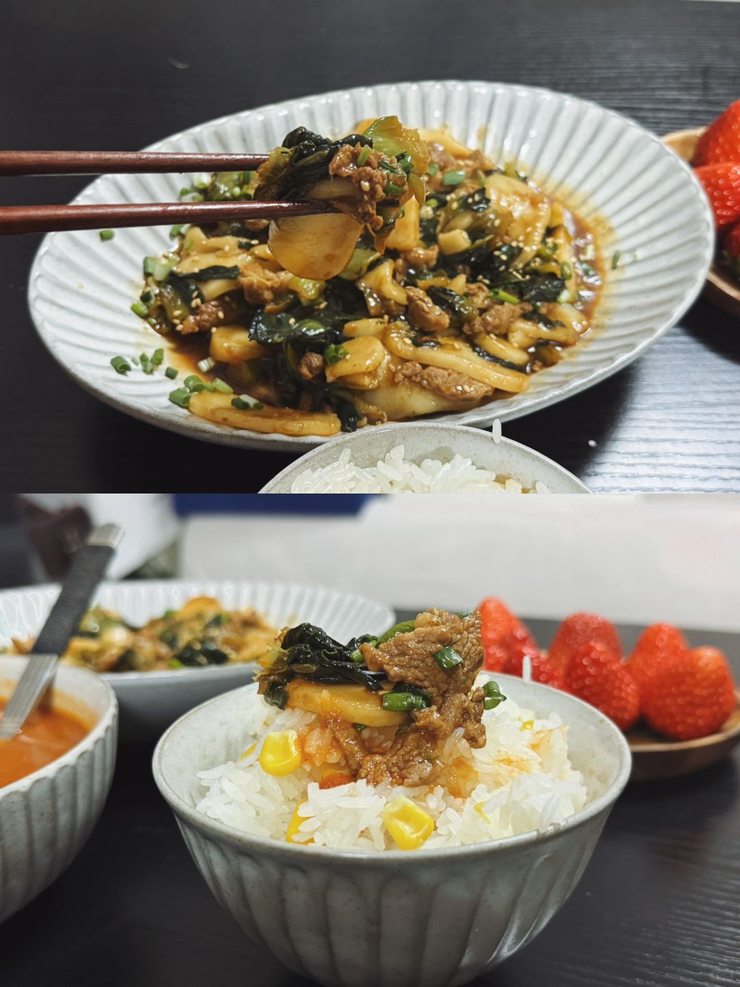 家常饭🥢｜是家常到家门口的【炒年糕】啊～