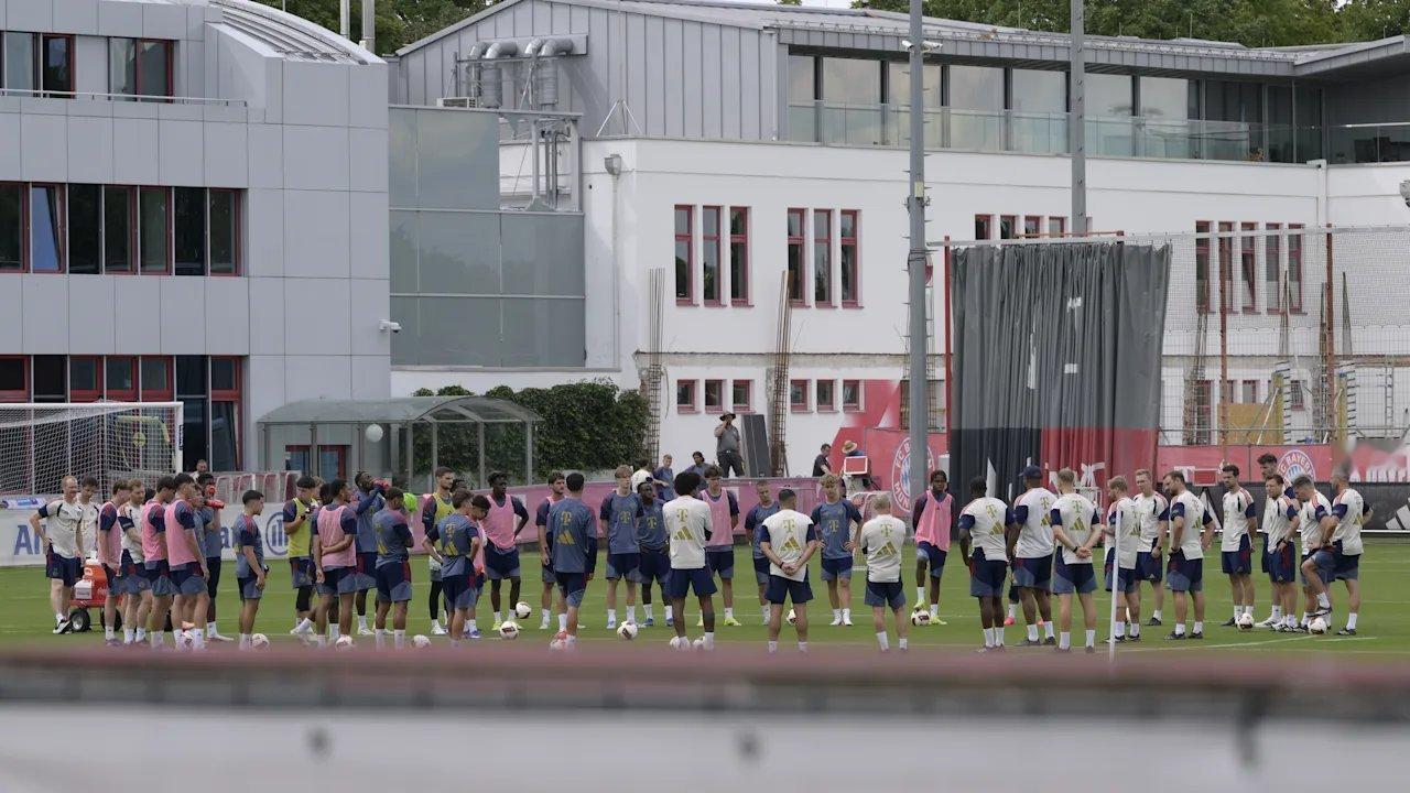 新赛季前的第一次训练于昨天下午在塞贝纳大街举行。有六名一线队球员（乌尔赖希、比朔