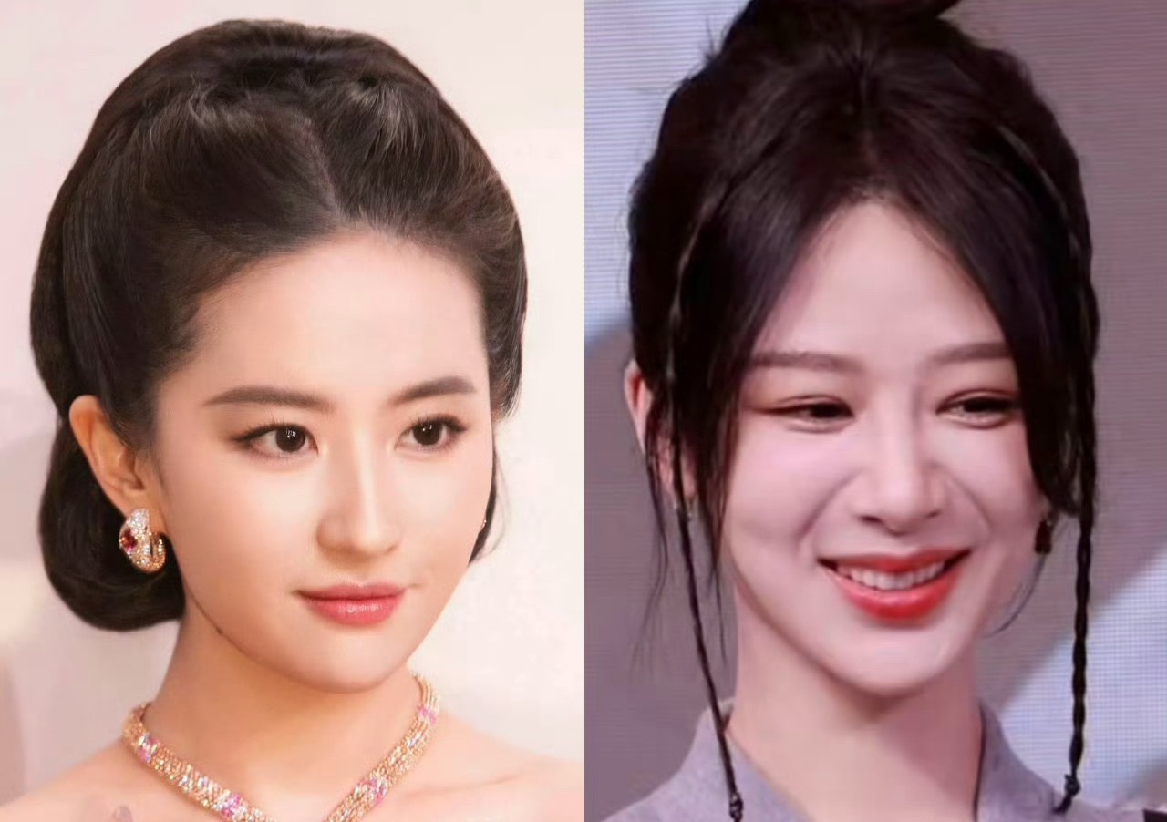 刘亦菲能不能教教杨紫怎么保养才能没有法令纹呀？ 