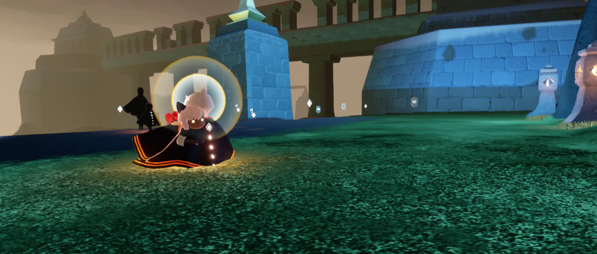 光遇 莫名其妙卡出来的，刚开始还没发现，我朋友一直叫我才看到，怎么这么抱的