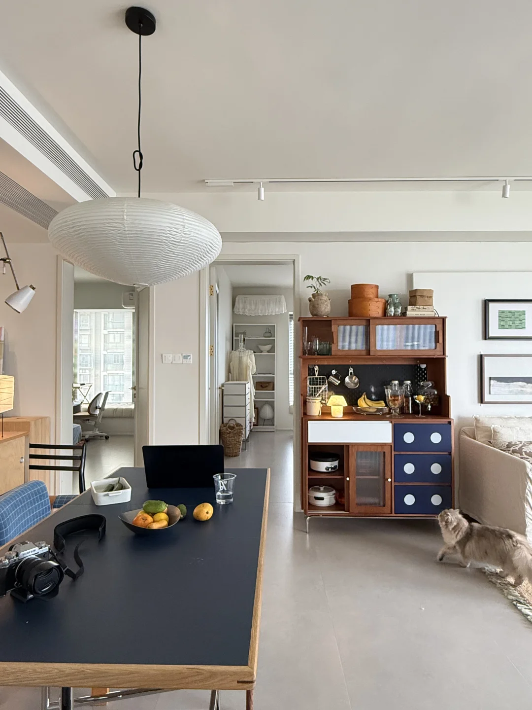 餐边极限布置！还是喜欢这种风格～！