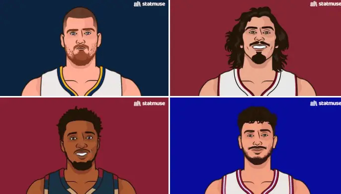 米球王高居联盟第三美国数据媒体StatMuse统计了赛季至今正负值最高的四名球员