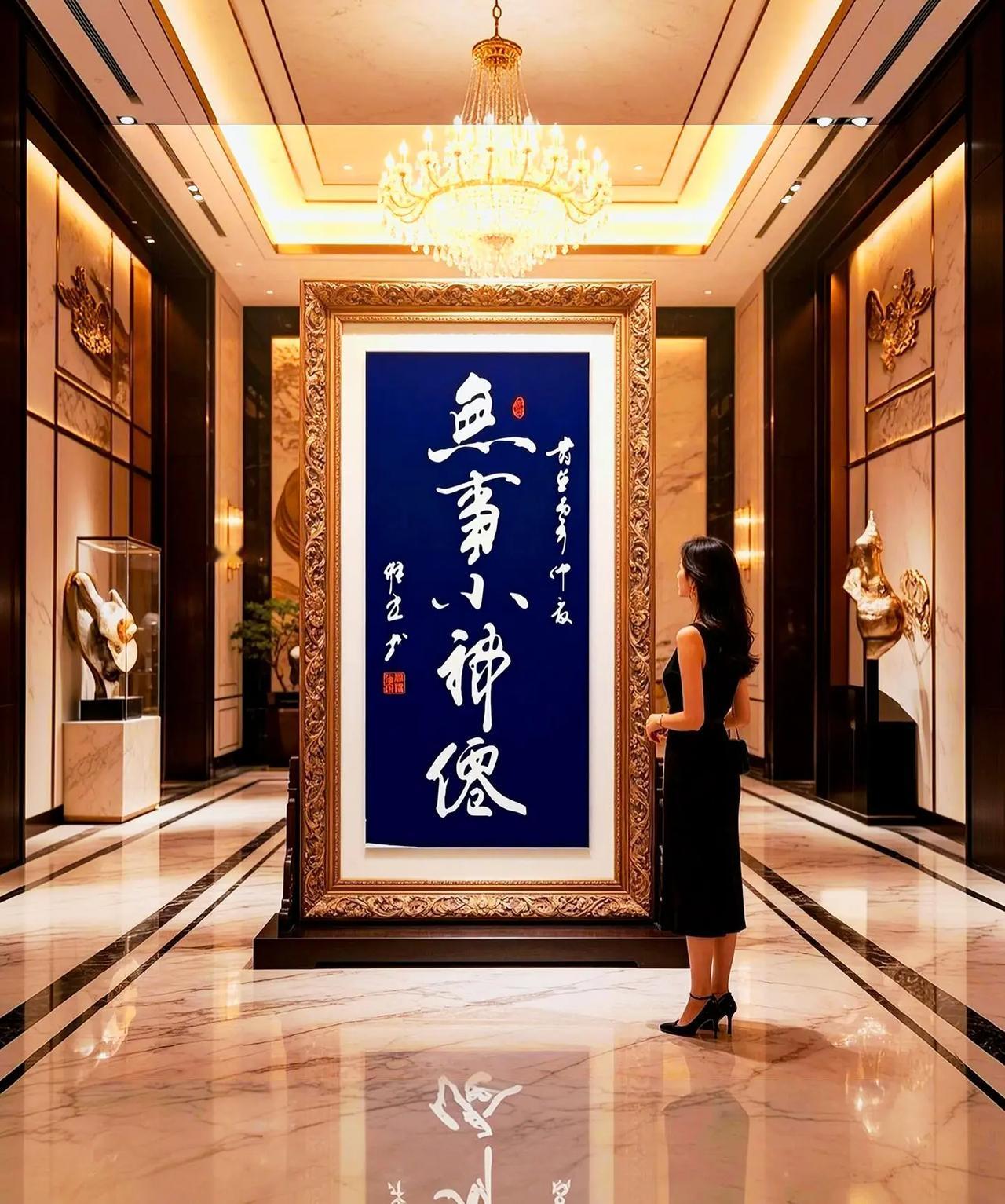 维安原创书法作品《无事小神仙》厅堂书法作品 书法空间艺术 我的书法空间 字画增添