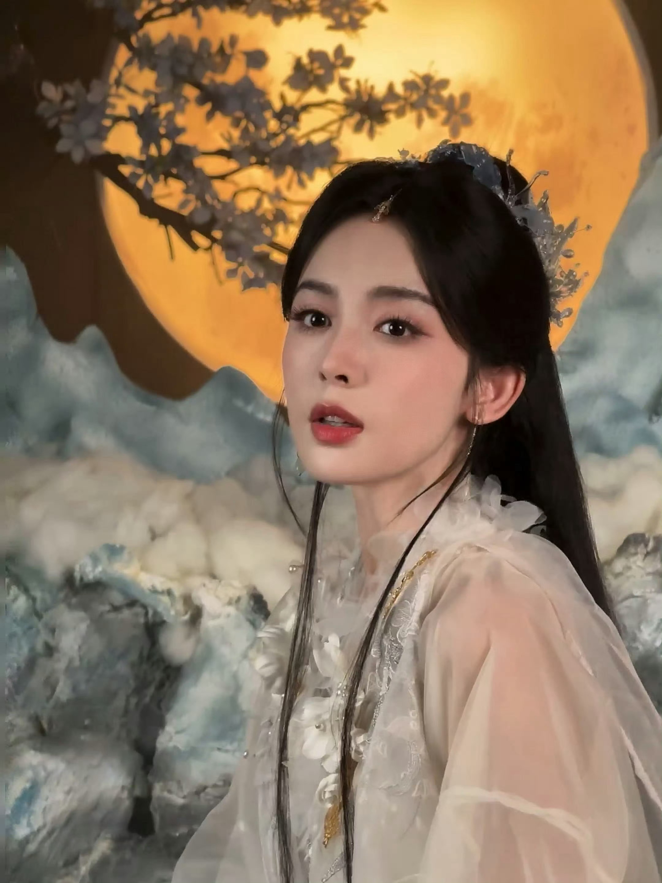 这个是真嫦娥下凡玉兔🐇奔月 ​​​