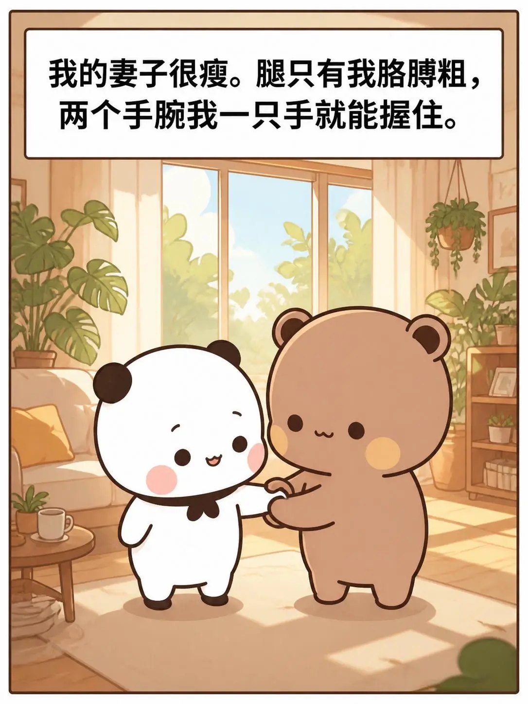 “看着她这么瘦，我很心疼”