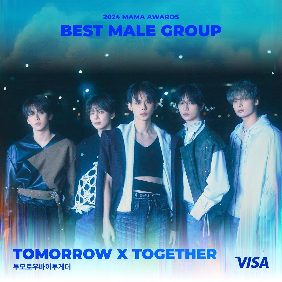 2024MAMA AWARDS最佳男团候补TXT ​​​
