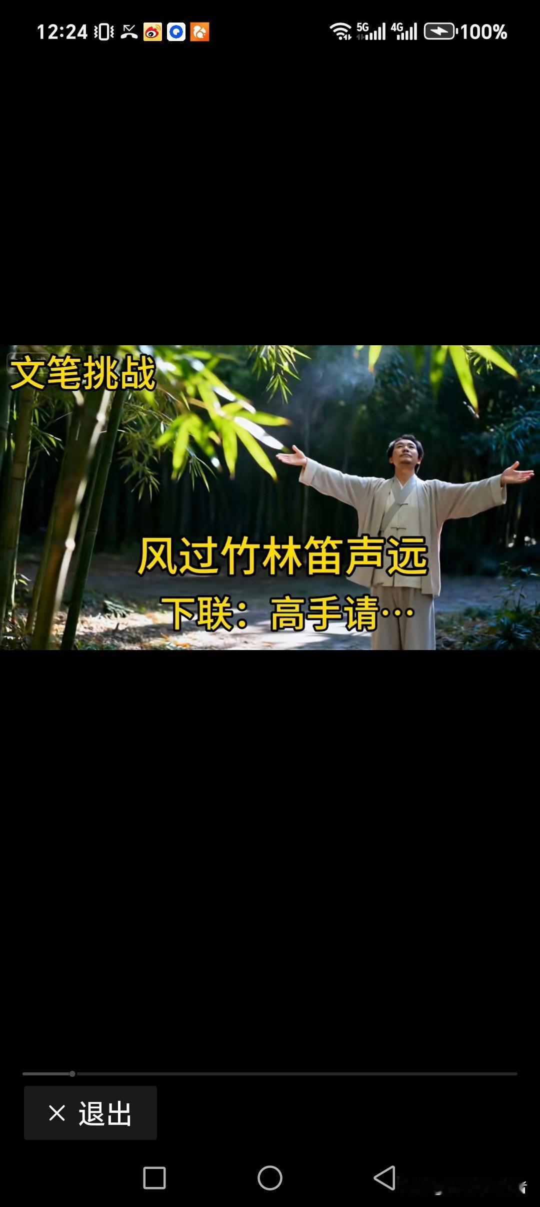 风过竹林笛声远
雨透深遂鸟声近