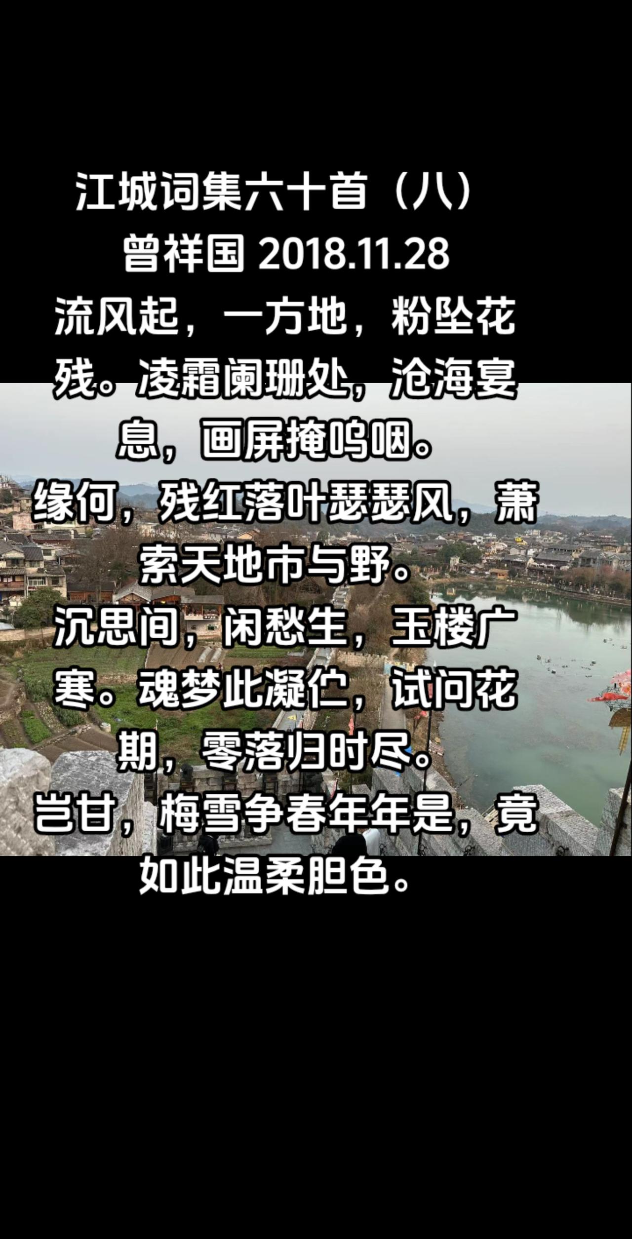 江城词集六十首（八）#写诗是一种生活 #励志 #励志正能量 #报国
