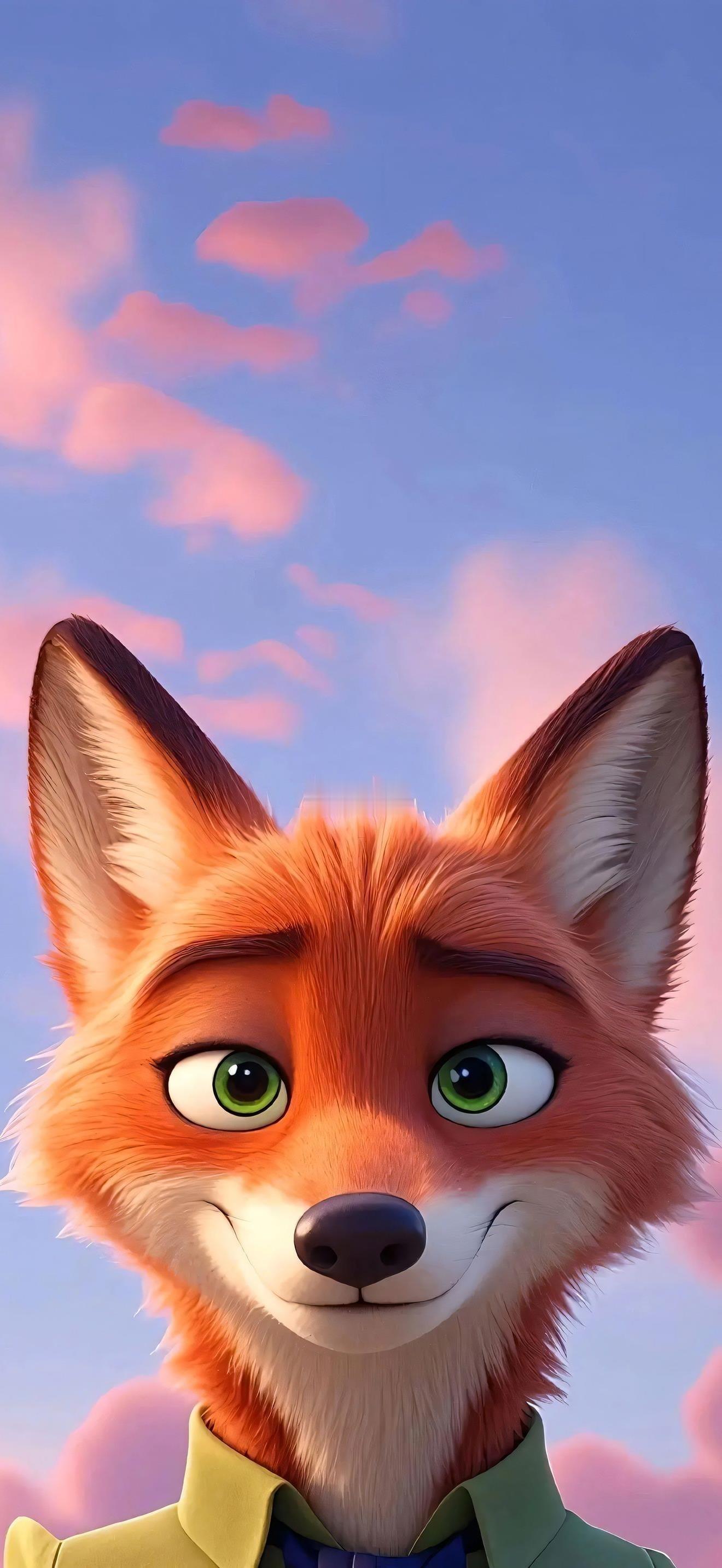 疯狂动物城手机壁纸来咯～🦊🐰疯狂动物城